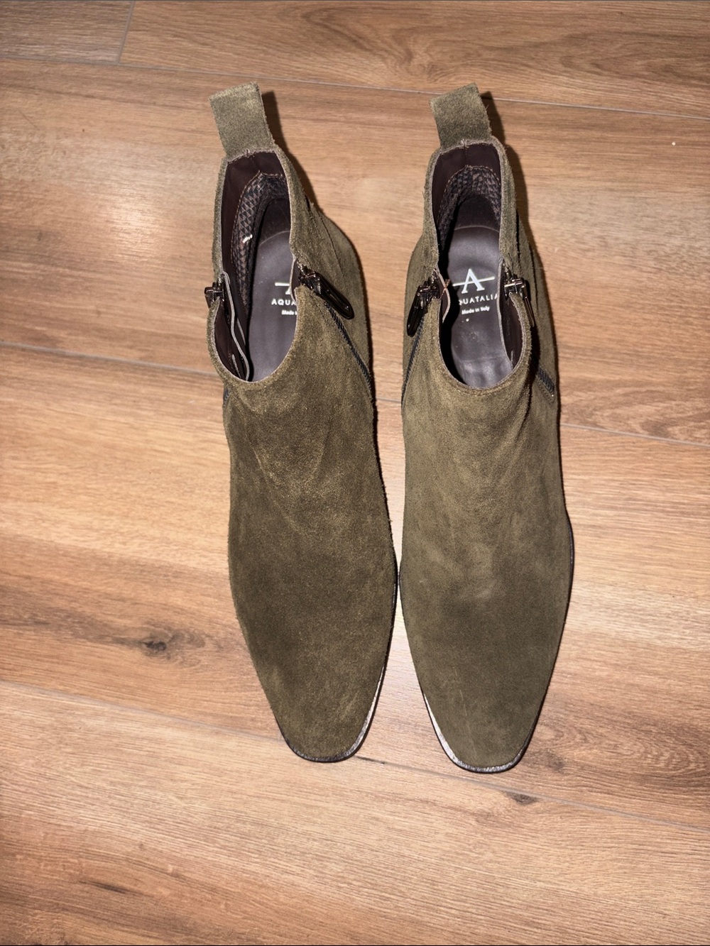 Aquatalia suede boots, size 11